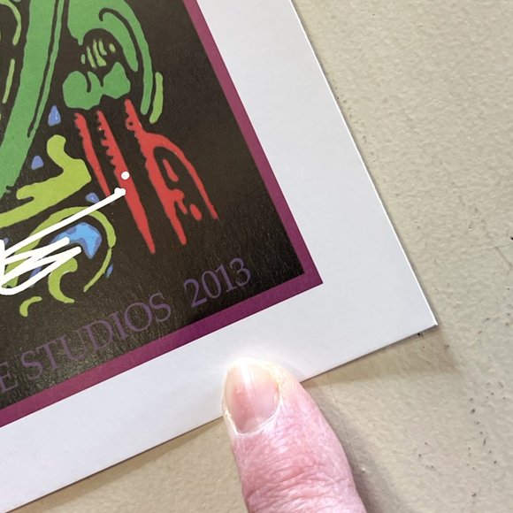 MINT/NM Syd Barrett Lithographic Poster 2013 Bob Masse Signed 17" x 24" - Picture 5 of 8